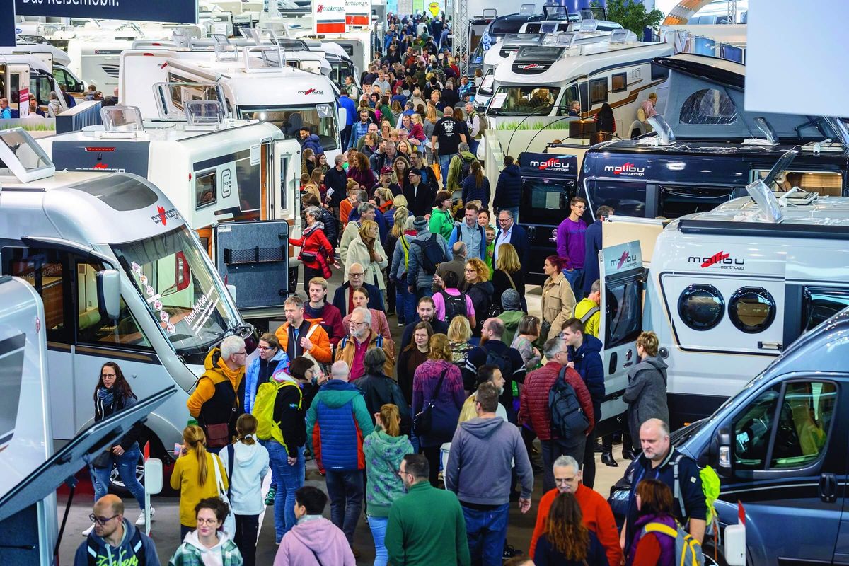 Foto: CMT - Die Stuttgarter Messe CMT (Caravaning, Motor, Touristik) ist für die Caravaning-Branche die wichtigste Ausstellung nach dem Düsseldorfer Caravan-Salon